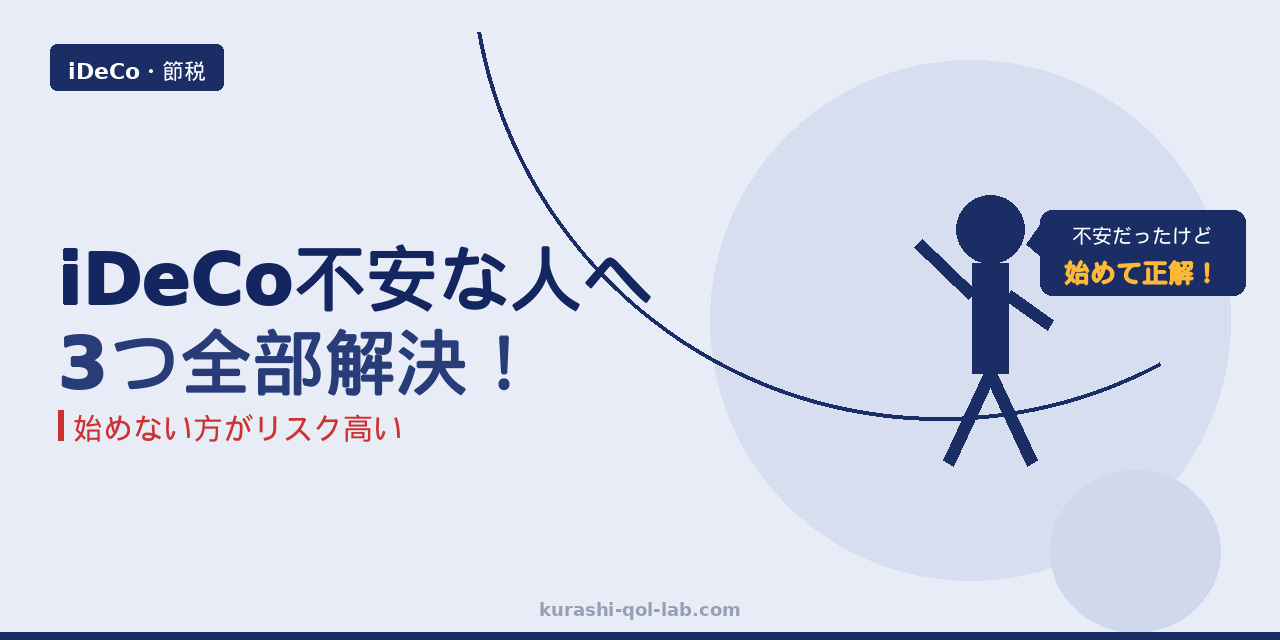 会社員がiDeCoで節税するイメージ