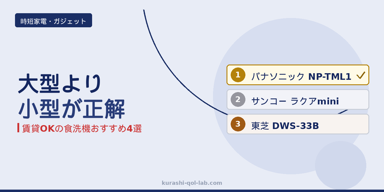 食洗機おすすめランキングのイメージ